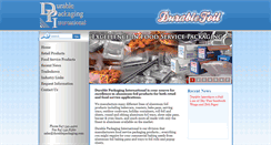 Desktop Screenshot of durablepackaging.com